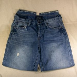 Lucky Brand Button Fly Distress Straight Leg 2/26